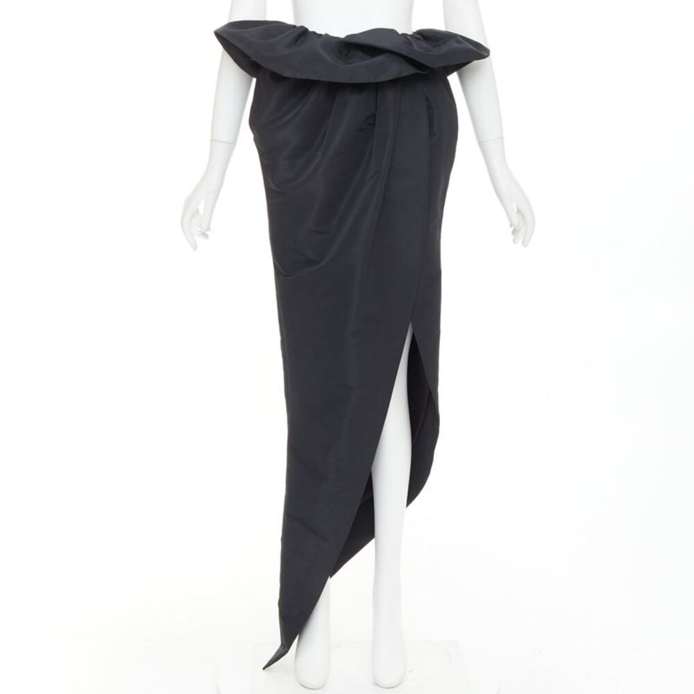 Alexandre Vauthier Peplum Split Skirt